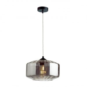 4746/1 PENDANT ODL21 409 дымчатый/черный Подвес E27 60W BINGA