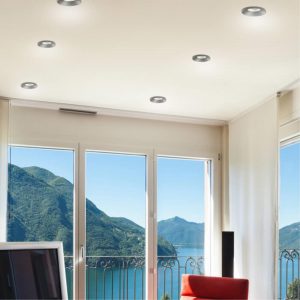 357586 SPOT NT18 538 черный Встраиваемый светильник IP44 LED 3000K 10W 100-265V METIS