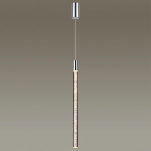 4370/5L HIGHTECH ODL23 235 хром полированный/акрил с пузырьками Подвесной св-к IP20 LED 4W 200Лм 3000K SPARKY