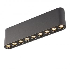7092/21CL HIGHTECH ODL25 335 Потолочный светильник черный/металл/акрил IP20 LED 13W 988Лм 3000K 220V SMALL