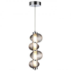 5096/17L L-VISION ODL25 361 хром/дымчатый градиент/металл/стекло Подвес LED 17W 4000K 2686Лм BRUCO