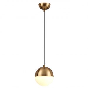 4960/1 PENDANT ODL22 393 античн.бронза/металл/белый/стекло Подвес E27 1*40W PINGA