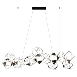 5087/64L L-VISION ODL25 293 черный хром/металл Люстра LED 64W 4000K 3800Лм TRELLIS
