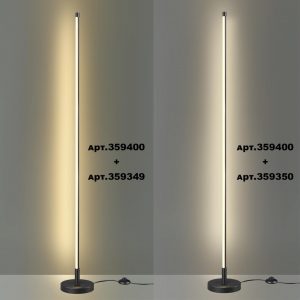 359350 KONST NT24 056 черный Светильник линейный светодиодный IP20 LED 20W 170-265V 4000K 1600Лм VITZ