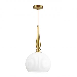 4766/1 PENDANT ODL21 413 белый/бронзовый Подвес E27 60W RUNGA