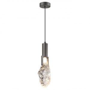 6695/5L MIDCENT ODL24 239 Подвесной светильник брашир. черный/металл/стекло IP20 LED 5W 200Лм 3000K LIA
