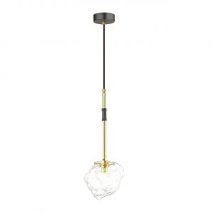 4789/1 LOFT ODL21 421 черный/золотой/прозрачный Подвес G9 1*40W STONO