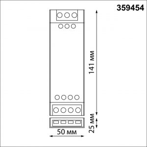 359454 DRIVE NT24 112 серый Драйвер IP20 100W 24V EASY