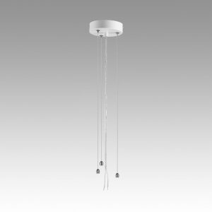 7752/L SN 535 Подвесное крепление для светильника QUANTUM LED металл/белый 1,5м QUANTUM