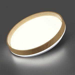 7684/ELN BASICA SN 166 Светильник пластик/кор под дер LED 76Вт 3000/4000/6000K D490 IP43 CCT GARI WOOD