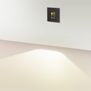 6650/1WL3 NATURE ODL25 695 черный/металл Подсветка для лестниц IP65 LED 1W 3000K 60° AC85-265V VITTY