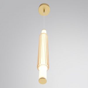 8259/15WCL LEDIO LN26 280 золото/амбер, металл/акрил/стекло Бра/подвес LED 15W 4000К 220V TRENDY
