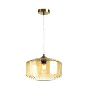 4747/1 PENDANT ODL21 409 янтарный/бронзовый Подвес E27 60W BINGA