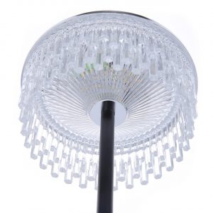 8204/1TL LEDIO LN26 531 серебро/черный/прозрачный, металл/акрил Настольная лампа LED 7W 4000К 220V SATIANA