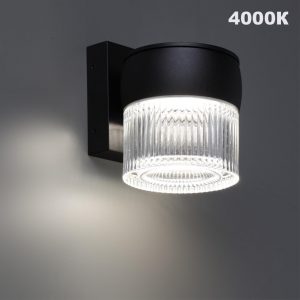 359717 STREET NT25 718 черный Светильник ландшафтный с переключателем цв. температуры IP65 LED 8W 100-240V 2700К/3200К/4000К ESTIMA