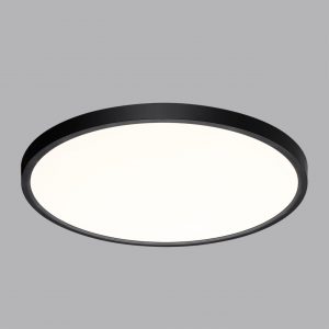 7660/40L MITRA LED SN 554 Светильник пластик/белый/черный LED 40Вт 3000/4000K D495 IP40 ALFA BLACK