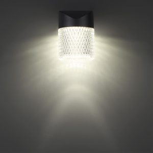 359293 STREET NT24 722 черный Светильник ландшафтный настенный IP65 LED 7W 4000K 175-265V ESTIMA
