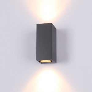 370600 STREET NT19 756 темно-серый Ландшафтный светильник IP54 GU10 2*50W 220V LANDSCAPE