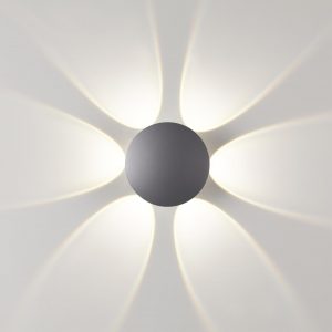 358463 STREET NT20 738 темно-серый  Ландшафтный настенный светильник IP54 LED 4000K 6W 85-265V CALLE