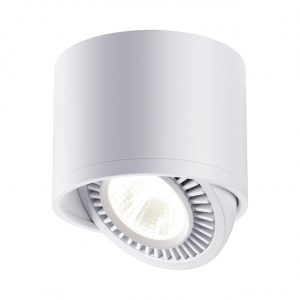 358813 OVER NT21 432 белый Светильник накладной светодиодный IP20 LED 18W 1600Лм 4000K 220V GESSO