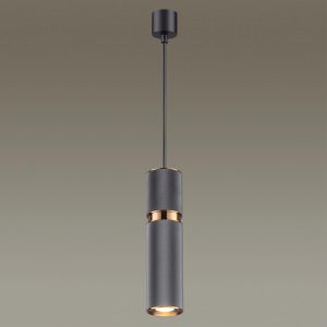 4743/5L L-VISION ODL20 395 серый/золотой Подвес GU10 5W 220V AFRA