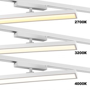 359780 PORT NT25 260 белый Светильник однофазный трехжильный трековый с переключ. цв. температуры IP20 LED 12W 180-265V 2700К/3200К/4000К STRATUS