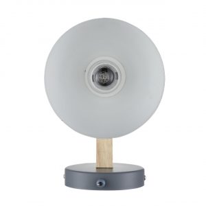 8096/1W MODERNI LN26 339 серый/серый металл, дерево/металл Бра Е27 1*60W 220V COLANGE