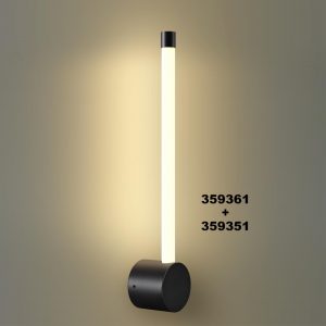359351 KONST NT24 058 черный Светильник линейный светодиодный IP20 LED 6W 170-265V 3000K 462Лм VITZ
