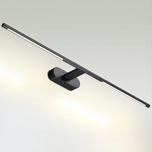 6634/9WL HIGHTECH ODL24 483 металл/черный/акрил Настенный светильник IP20 LED 8W 3000K/3800K/5100K (перекл ч/з тумблер) 220V ALEDO