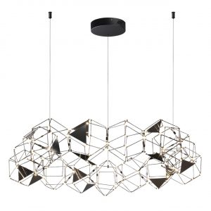 5087/68L L-VISION ODL25 293 черный хром/металл Люстра LED 68W 4000K 3740Лм TRELLIS