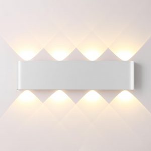 7192/8WL HIGHTECH ODL27 Настенный светильник белый/металл IP20 LED 8W 3000K 220V MAGNUM