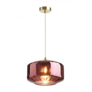 4782/1 PENDANT ODL21 409 бордовый/бронзовый Подвес E27 60W BINGA