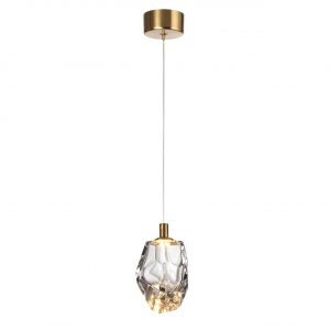 7114/4LC L-VISION ODL25 Подвесной светильник бронзовый/прозрачное  стекло/металл IP20 LED 4W 300Лм 3000K 200° 220V GEMME