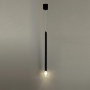 4373/3LA HIGHTECH ODL26 279 Подвесной светильник черный/хрустальн. стекло/металл IP20 LED 3W 400Лм 3000K 220-240V FIANO
