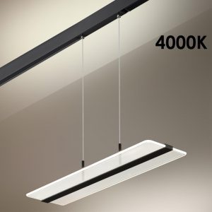 358994 SHINO NT23 156 Трековый светильник для низк.шинопровода диммир. со сменой цв.т-ры, пульт в комплект не входит IP20 LED 3000~6000К 30W 48V FLUM