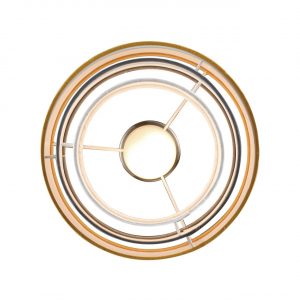 8038/1 MODERNI LN26 187 никель/желтый/серый/белый, металл/текстиль Подвесной светильник Е27 60W 220V ILAIDA