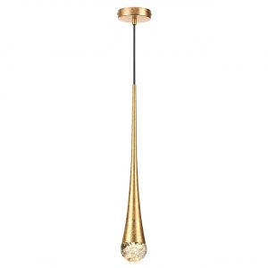 4278/1 L-VISION ODL21 241 прозрачн/золот фольг-ние Подвесной светильник IP20 GU10 LED max 6W GOTA