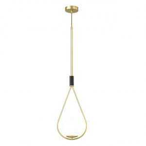 4810/1 PENDANT ODL21 415 золтой/черный/белый Подвес E14 1*40W FLARI
