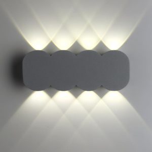 358561 STREET NT21 734 темно-серый Ландшафтный настенный светильник IP54 LED 4000K 8W 85-265V CALLE
