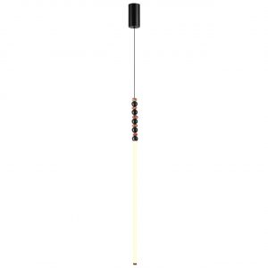 7187/12L HIGHTECH ODL26 223 Подвесной светильник черный/акрил/агат/металл IP20 LED 12W 3500K 220V MONELLA