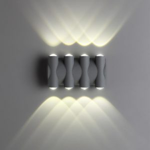 358568 STREET NT21 374 темно-серый Ландшафтный настенный светильник IP54 LED 4000K 8W 85-265V CALLE