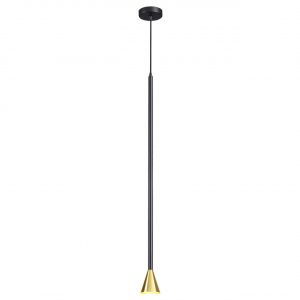 3884/1GB HIGHTECH ODL20 349 черно-золотистый/металл Подвесной светильник LED GU10 7W 220V PIPA