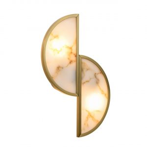 5447/2W L-VISION ODL_EX25 085 Настенный светильник бронзовый/металл/акрил/искусственный алебастр IP20 2*G9 40W 220V TOSCANA