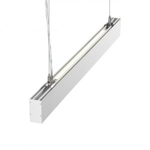 358879 OVER NT22 406 белый Светильник подвесной светодиодный (длина подвесов 1,2м) IP20 LED 4000K 30W вниз + 12W вверх 220V ITER