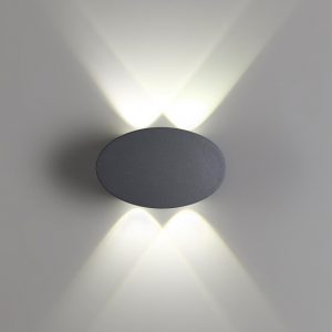 358562 STREET NT21 734 темно-серый Ландшафтный настенный светильник IP54 LED 4000K 4W 85-265V CALLE