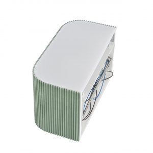 8326/2W MODERNI LN26 423 белый/зеленый, металл/текстиль/пластик Бра E14 LED 2*10W 220V GOFERA