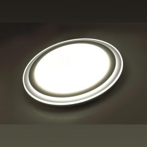 7617/DLN PALE SN 151 Светильник пластик/белый LED 48Вт 3000/4000/6000K D410 IP43 CCT SETTA