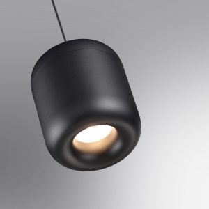 359438 OVER NT24 372 черный Светильник подвесной с механизмом регулировки высоты, провод 2м IP20 LED 10W 220-240V 3000K 650Лм LISSE
