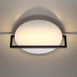 7015/15WL HIGHTECH ODL25 295 белый ice crack/металл/акрил Настенно-потолочный светильник IP20 LED поворотный 360° 1*15W LUNAR