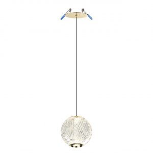 5008/5LA L-VISION ODL24 567 золотой/металл/акрил Подвес LED 5W 4000K 390лм CRYSTAL